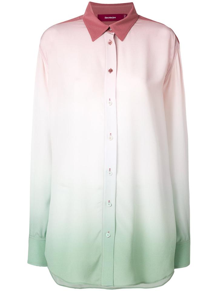 Sies Marjan Gradient Effect Shirt - Pink & Purple