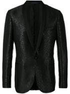 Lanvin - Sequin Embroidered Suit Jacket - Men - Cotton/polyester/cupro/viscose - 52, Black, Cotton/polyester/cupro/viscose