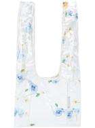 Ganni Petunia Transparent Bag - White