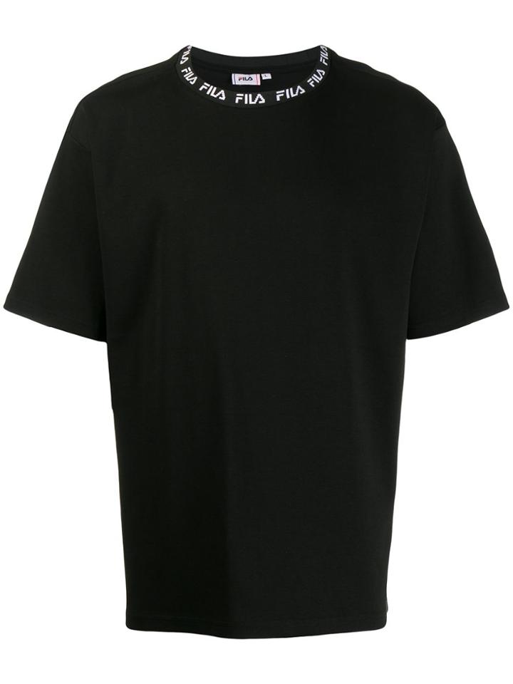 Fila Branded Neck T-shirt - Black