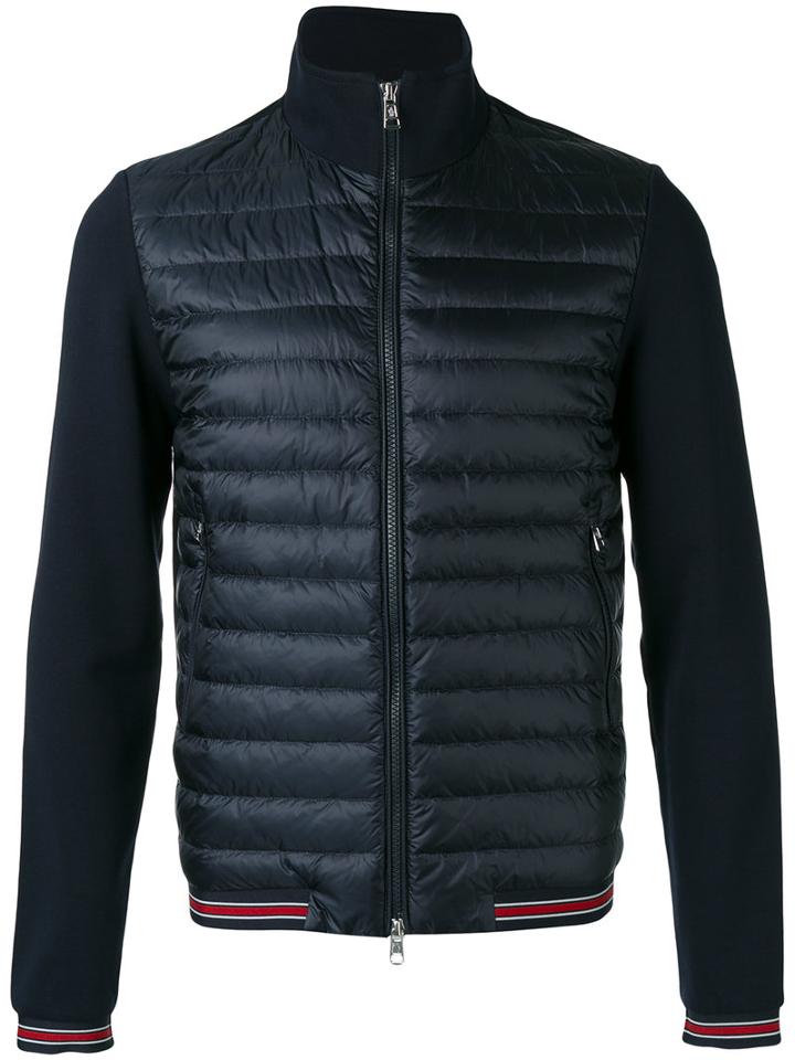 Moncler - Padded Bomber Jacket - Men - Cotton/polyamide - Xl, Blue, Cotton/polyamide