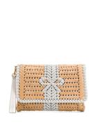 Anya Hindmarch Wicker Clutch - Neutrals