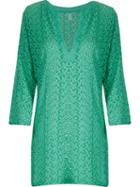 Sub V Neck Beach Dress