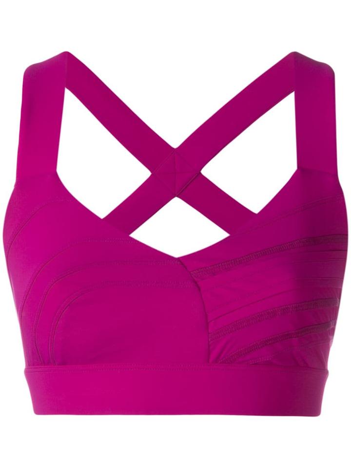 No Ka' Oi Cropped Sports Bra - Pink
