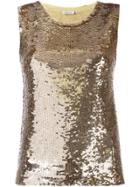 P.a.r.o.s.h. Sequin Top - Metallic