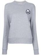 Être Cécile 'starry Eye' Badge Sweatshirt, Women's, Size: Small, Grey, Cotton