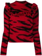 Philosophy Di Lorenzo Serafini Ruffle Trimmed Jumper - Red