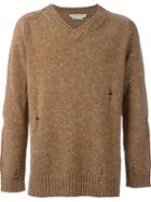 Marc Jacobs Distressed Knit Jumper, Men's, Size: Small, Nude/neutrals, Cashmere/wool