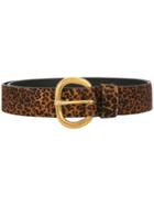 Rachel Comey Leopard Print Belt - Black