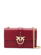Pinko Bird-buckle Shoulder Bag - Red