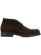 Green George Lace-up Boots - Brown
