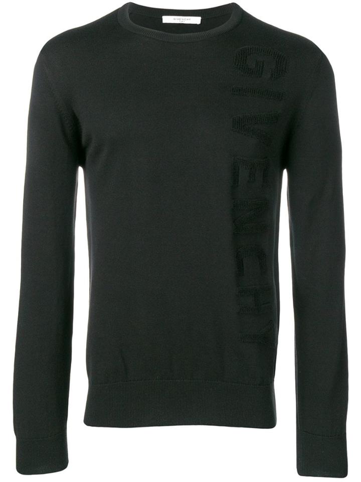 Givenchy Logo Crew Neck Jumper - Black