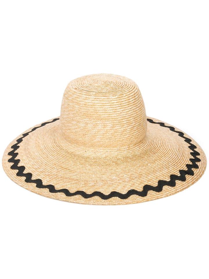 Marysia Medium Flower Pot Hat - Neutrals