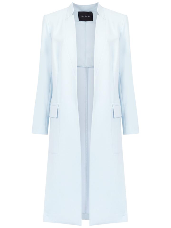 Alcaçuz Chat Oversized Coat - Blue