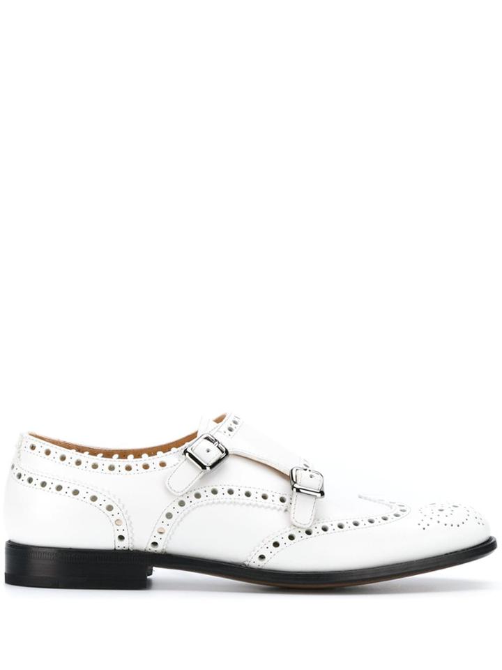 Church's Perforated Loafets - White