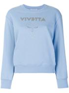 Vivetta Printed Sweatshirt - Blue