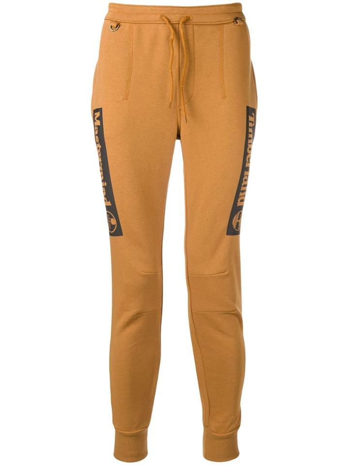 Timberland Logo Print Track Pants - Brown
