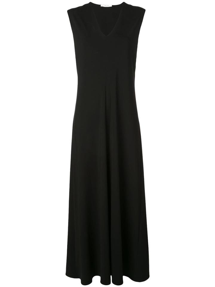The Row V-neck Maxi Dress - Black