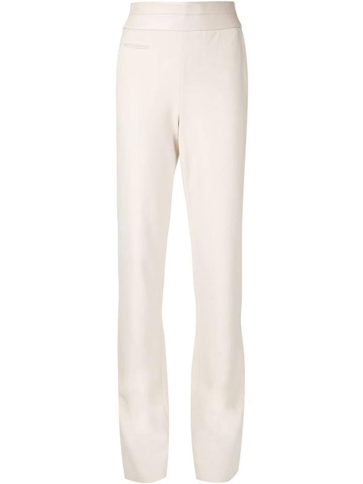 Halston Heritage Waistband Straight Leg Trousers