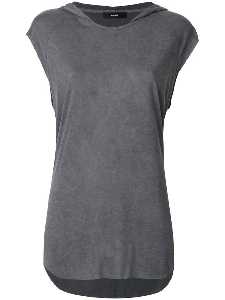 Diesel T-drop-a Top - Grey
