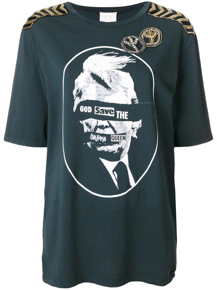 Redemption God Save The Drama Queen T-shirt - Grey