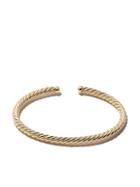 David Yurman 18kt Yellow Gold Cable Spira Cuff Bracelet - 88