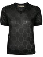 Comme Des Garçons Vintage Sheer Dotted T-shirt - Black