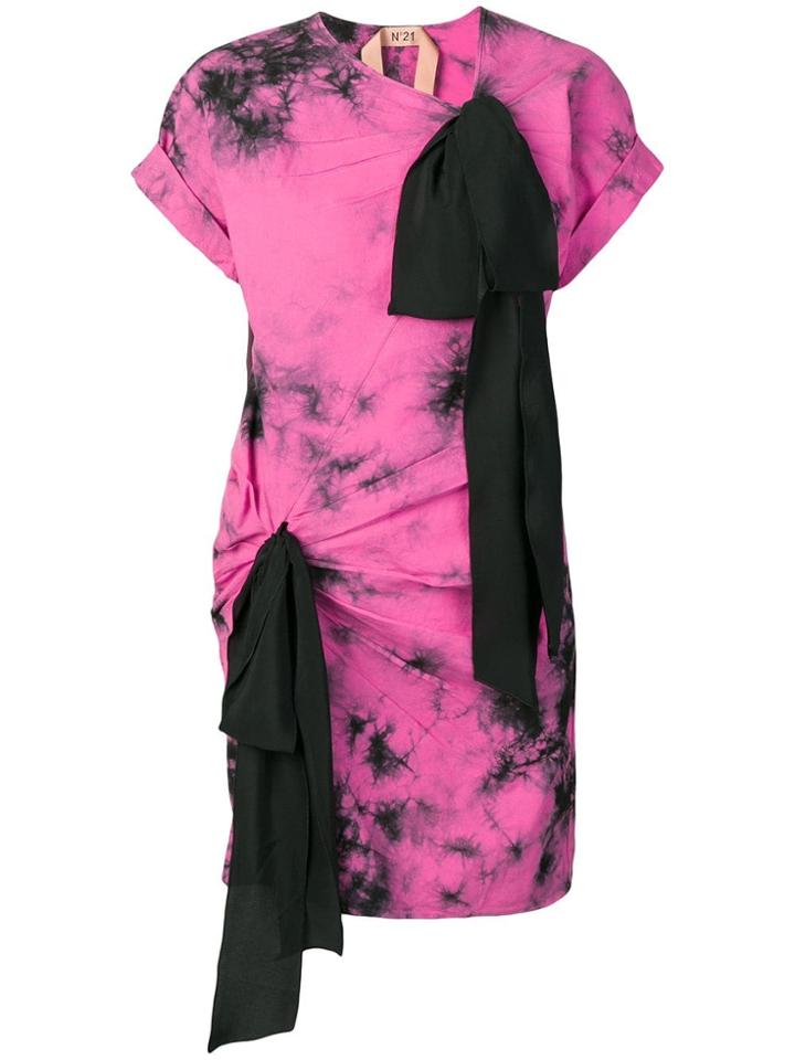 No21 Tie-dye Dress - Black