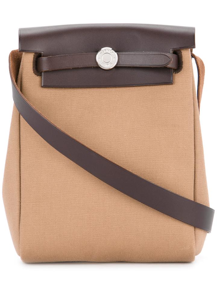 Hermès Vintage Herbag Tpm Shoulder Bag - Brown