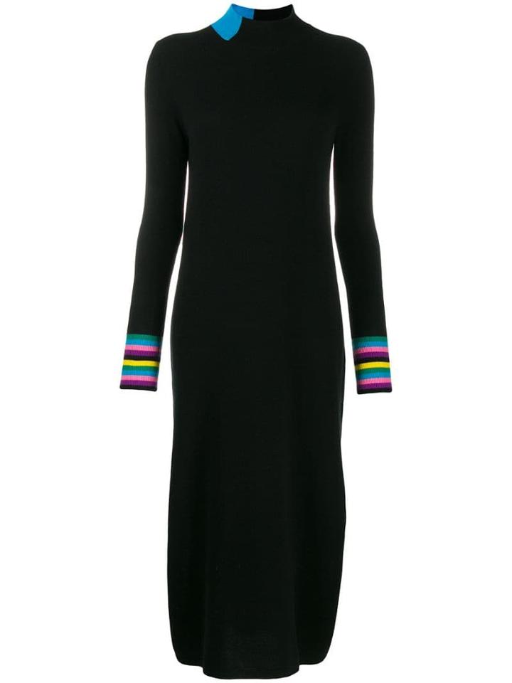 Chinti & Parker Long Roll Neck Dress - Black