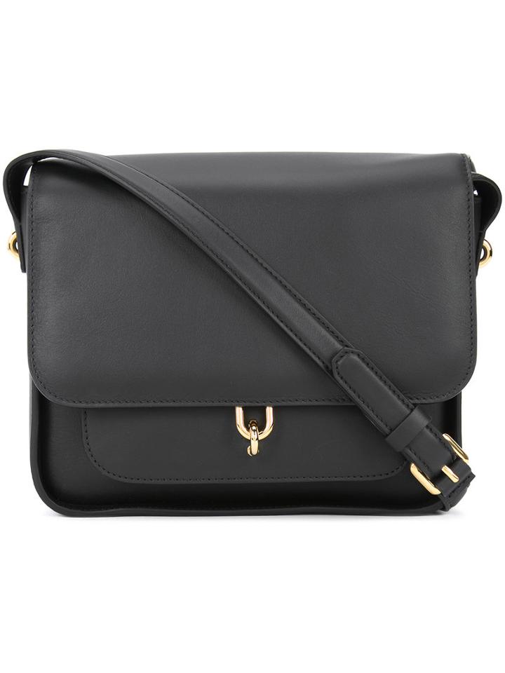 Derek Lam 10 Crosby Foldover Crossbody Bag, Women's, Black, Nappa Leather