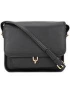 Derek Lam 10 Crosby Foldover Crossbody Bag, Women's, Black, Nappa Leather