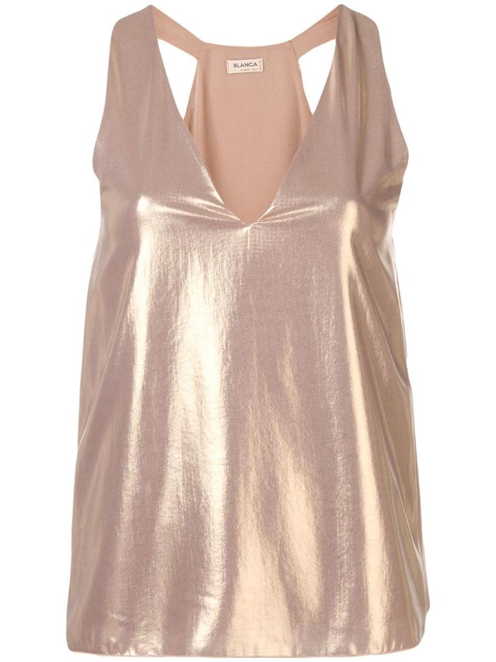 Blanca Racer Back Vest - Gold