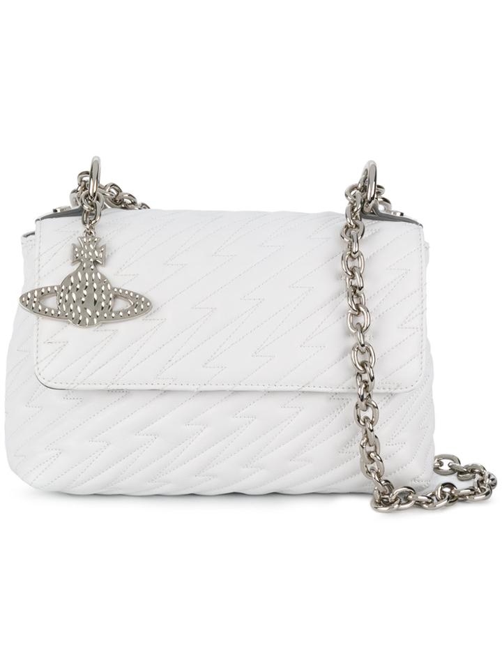 Vivienne Westwood Coventry Shoulder Bag - White
