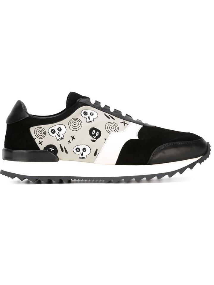 Markus Lupfer 'serge' Skull Print Sneakers