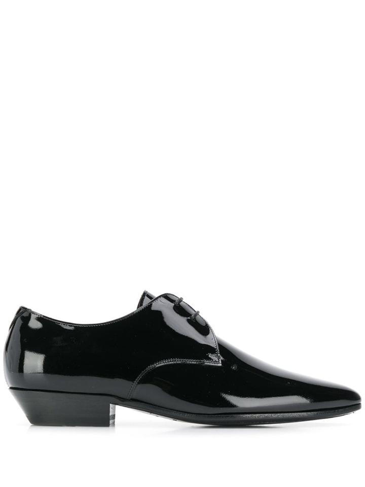 Saint Laurent Jonas Patent Derbies - Black