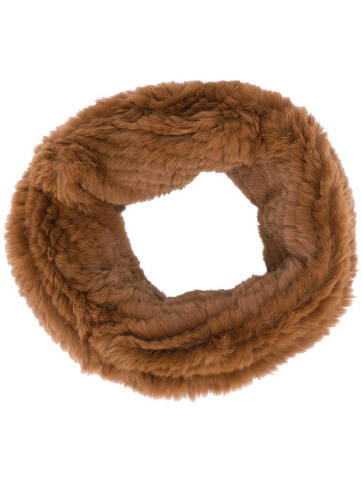 Yves Salomon Accessories Rex Snood - Brown