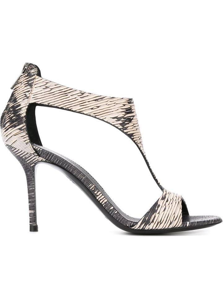 Premiata Printed Stiletto Sandals