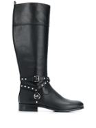 Michael Michael Kors Studded Knee-high Boots - Black