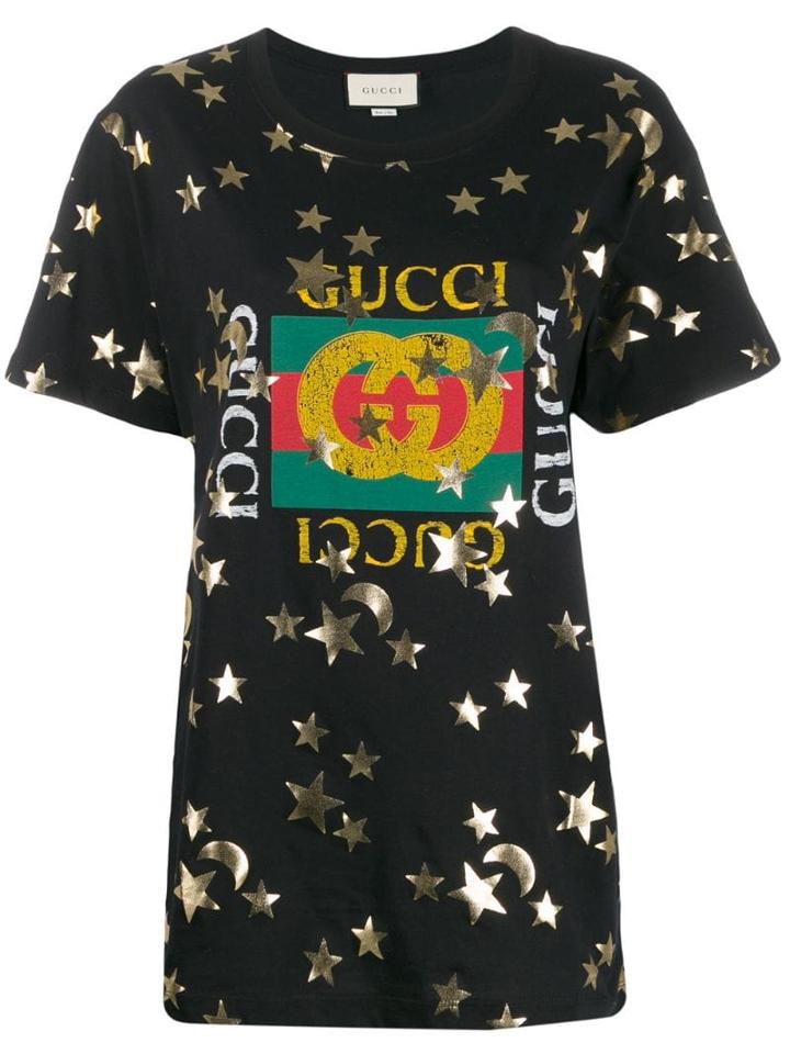 Gucci Stars Printed T-shirt - Black