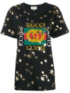 Gucci Stars Printed T-shirt - Black