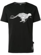 Cavalli Class Cheetah Print T-shirt - Black