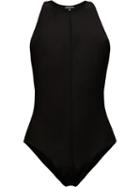 Ann Demeulemeester Racerback Body, Women's, Size: 40, Black, Cotton/nylon/spandex/elastane