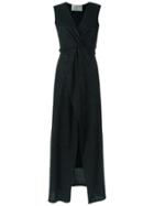 Lilly Sarti Knit Maxi Dress - Black