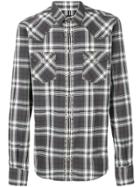 Dolce & Gabbana Checked Studded Shirt - White