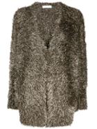 Fabiana Filippi Fluffy Cardigan - Gold