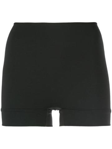 Wone Flat Front Shorts - Black