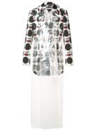 Comme Des Garçons Homme Plus Face Print Jacket, Men's, Size: Medium, Red, Polyester/polyurethane