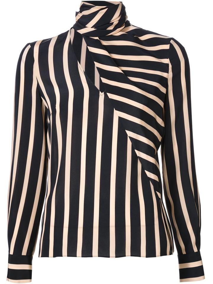 Emanuel Ungaro Striped Print Blouse