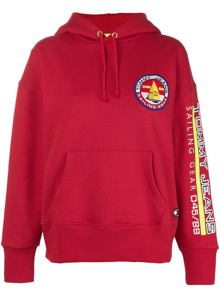 Tommy Jeans Sailing Gear Hoodie - Red